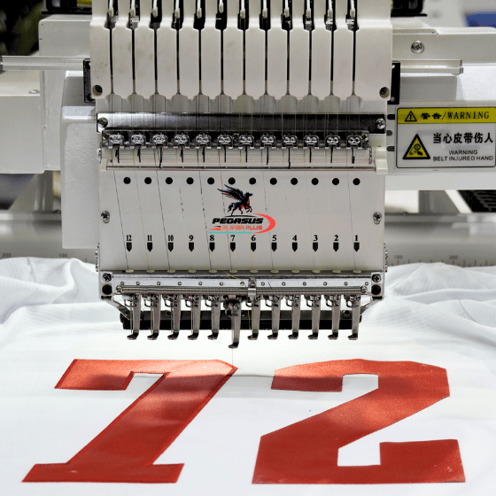 12 COLOUR FLAD EMBROIDERY MACHINE