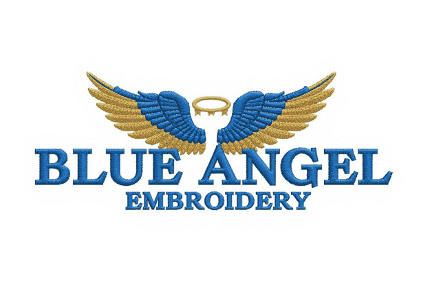BLUE ANGEL  EMBROIDERY
