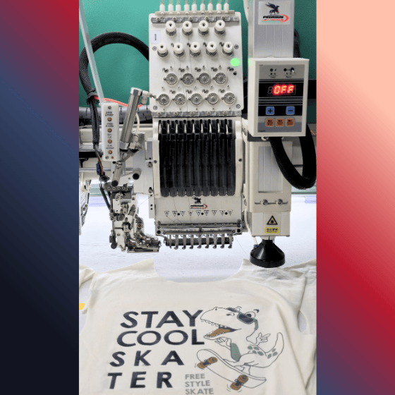 LASER WITH TWIN SEQUIN EMBROIDERY MACHINE